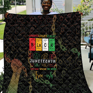 Juneteenth 1865 Quilt Unapologetically Black