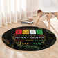 Juneteenth 1865 Round Carpet Unapologetically Black