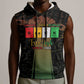 Juneteenth 1865 Sleeveless Hoodie Unapologetically Black - African Pride