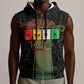Juneteenth 1865 Sleeveless Zip Hoodie Unapologetically Black - African Pride
