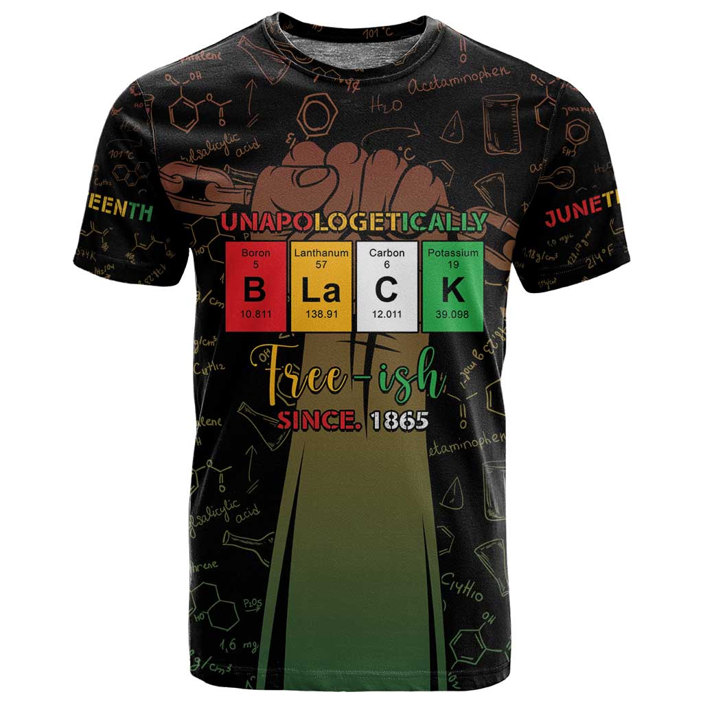 Juneteenth 1865 T shirt Unapologetically Black