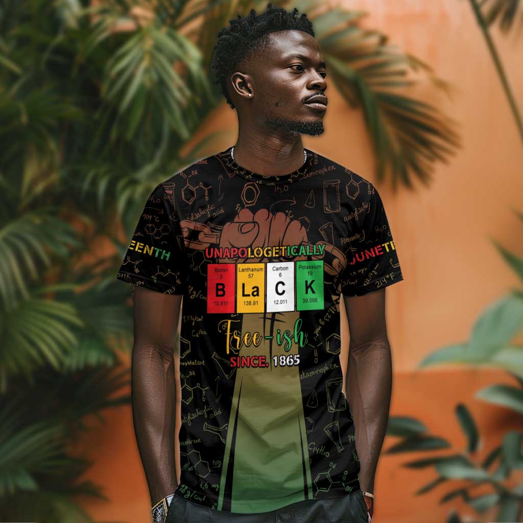 Juneteenth 1865 T shirt Unapologetically Black