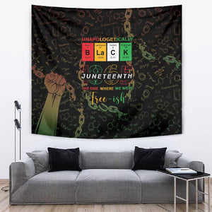 Juneteenth 1865 Tapestry Unapologetically Black