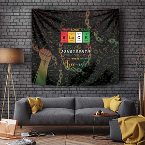 Juneteenth 1865 Tapestry Unapologetically Black