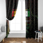 Juneteenth 1865 Window Curtain Unapologetically Black