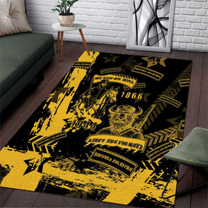 Buffalo Soldiers African American Area Rug Military Urban Retro Style - African Pride