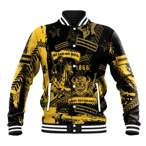 Buffalo Soldiers African American Baseball Jacket Military Urban Retro Style - African Pride