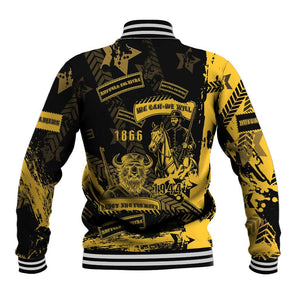 Buffalo Soldiers African American Baseball Jacket Military Urban Retro Style - African Pride
