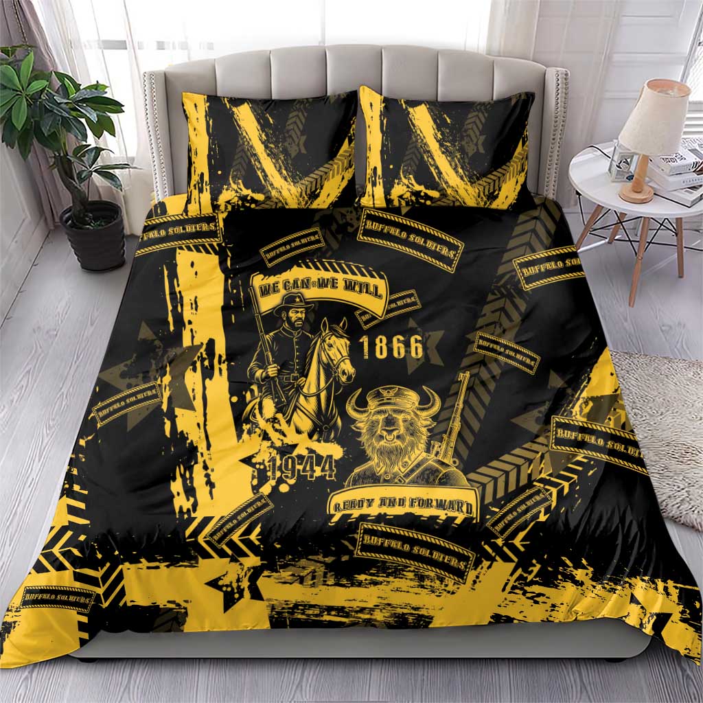 Buffalo Soldiers African American Bedding Set Military Urban Retro Style - African Pride