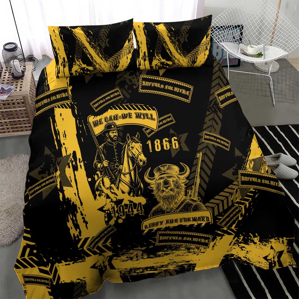 Buffalo Soldiers African American Bedding Set Military Urban Retro Style - African Pride
