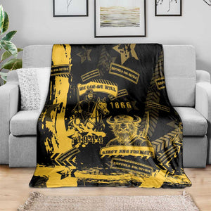 Buffalo Soldiers African American Blanket Military Urban Retro Style - African Pride