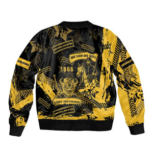 Buffalo Soldiers African American Bomber Jacket Military Urban Retro Style - African Pride