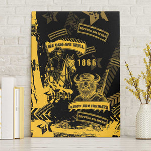 Buffalo Soldiers African American Canvas Wall Art Military Urban Retro Style - African Pride