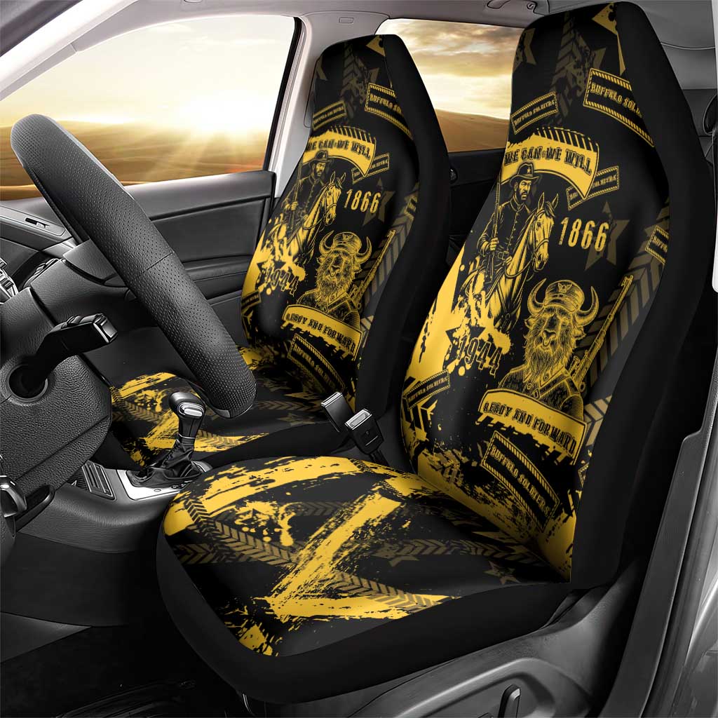 Buffalo Soldiers African American Car Seat Cover Military Urban Retro Style - African Pride