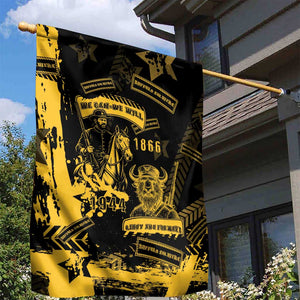 Buffalo Soldiers African American Garden Flag Military Urban Retro Style - African Pride
