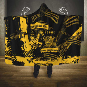 Buffalo Soldiers African American Hooded Blanket Military Urban Retro Style - African Pride