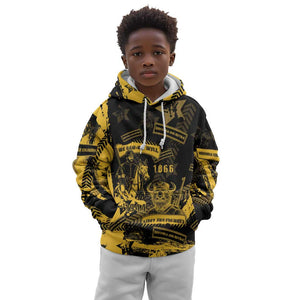 Buffalo Soldiers African American Kid Hoodie Military Urban Retro Style - African Pride