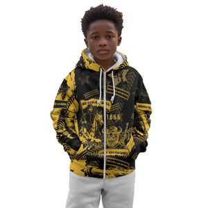 Buffalo Soldiers African American Kid Hoodie Military Urban Retro Style - African Pride