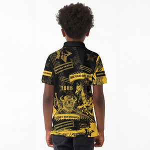 Buffalo Soldiers African American Kid Polo Shirt Military Urban Retro Style - African Pride