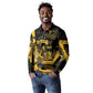 Buffalo Soldiers African American Long Sleeve Polo Shirt Military Urban Retro Style - African Pride