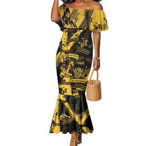 Buffalo Soldiers African American Mermaid Dress Military Urban Retro Style - African Pride