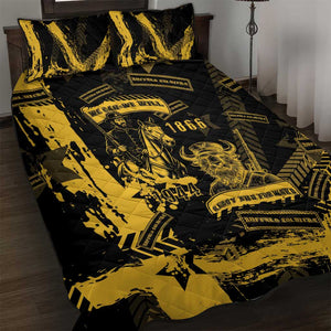 Buffalo Soldiers African American Quilt Bed Set Military Urban Retro Style - African Pride