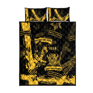 Buffalo Soldiers African American Quilt Bed Set Military Urban Retro Style - African Pride