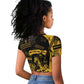 Buffalo Soldiers African American Raglan Cropped T shirt Military Urban Retro Style - African Pride