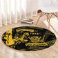 Buffalo Soldiers African American Round Carpet Military Urban Retro Style - African Pride