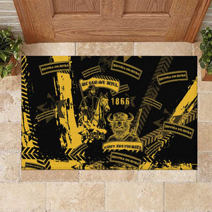 Buffalo Soldiers African American Rubber Doormat Military Urban Retro Style - African Pride