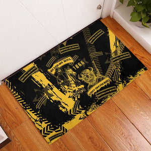 Buffalo Soldiers African American Rubber Doormat Military Urban Retro Style - African Pride