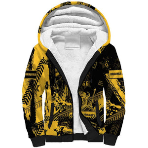 Buffalo Soldiers African American Sherpa Hoodie Military Urban Retro Style - African Pride