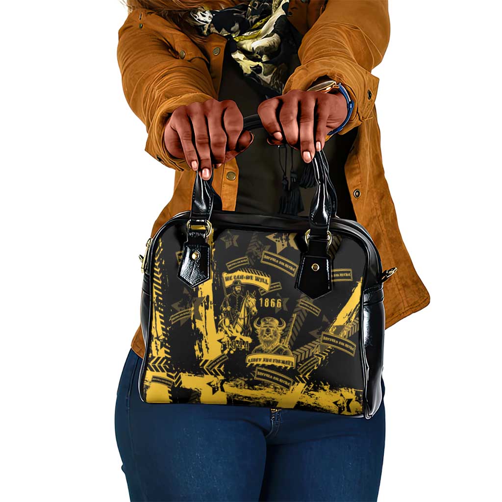 Buffalo Soldiers African American Shoulder Handbag Military Urban Retro Style - African Pride