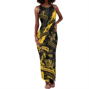 Buffalo Soldiers African American Tank Maxi Dress Military Urban Retro Style - African Pride