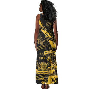 Buffalo Soldiers African American Tank Maxi Dress Military Urban Retro Style - African Pride