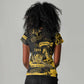 Buffalo Soldiers African American Women V-Neck T-Shirt Military Urban Retro Style - African Pride