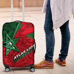 Morocco Football Luggage Cover Pentagram Red Lion African
