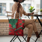 Morocco Football Tote Bag Pentagram Red Lion African