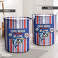 Cape Verde Football Laundry Basket Monster Blue Shark Striped Style