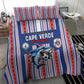 Cape Verde Football Bedding Set Monster Blue Shark Striped Style