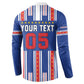 Custom Cape Verde Football Button Sweatshirt Monster Blue Shark Striped Style