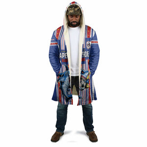 Custom Cape Verde Football Cloak Monster Blue Shark Striped Style