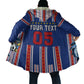 Custom Cape Verde Football Cloak Monster Blue Shark Striped Style