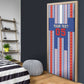Custom Cape Verde Football Door Cover Monster Blue Shark Striped Style