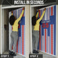 Custom Cape Verde Football Door Cover Monster Blue Shark Striped Style
