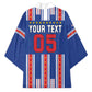 Custom Cape Verde Football Kimono Monster Blue Shark Striped Style