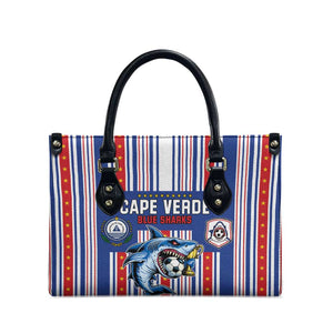 Cape Verde Football Leather Bag Monster Blue Shark Striped Style