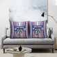 Cape Verde Football Pillow Cover Monster Blue Shark Striped Style