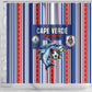 Cape Verde Football Shower Curtain Monster Blue Shark Striped Style