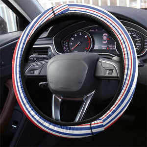 Cape Verde Football Steering Wheel Cover Monster Blue Shark Striped Style